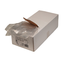 Zijvouw zakken, LDPE 7,5/2x18 cm 20my transparant