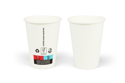 Koffiebekers, Wit Karton | 180ml- Ø70,3mm