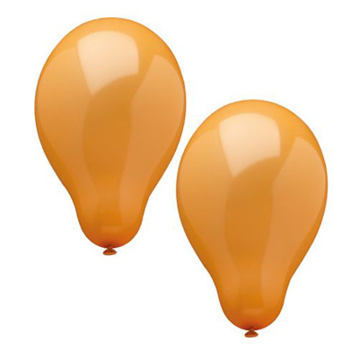 10 Ballonnen Ø 25 cm oranje
