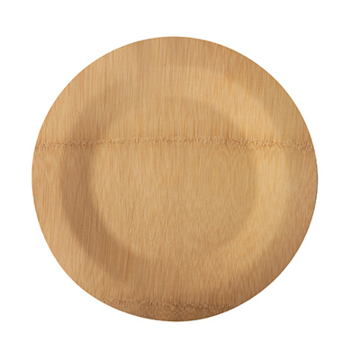 10 Borden, gemaakt van bamboe "pure" rond Ø 23 cm · 1,5 cm