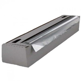 Aluminiumfolie in dispenserdoos, aluminium 50 cm x 150 m 11my zilver
