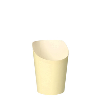 Snackbekers, karton "To Go" 0,16 l Ø 7,5 cm · 9,9 cm beige