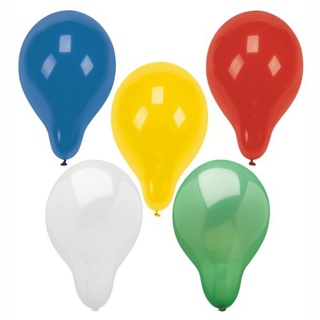 Ballonnen Ø 32 cm assorti kleuren