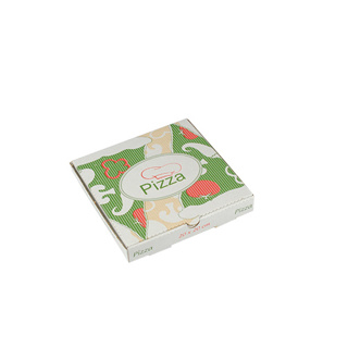 Pizzadozen, Cellulose "pure" hoekig 20 cm x 20 cm x 3 cm