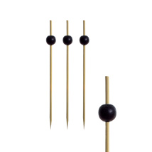 Fingerfood spiesjes 12,5 cm "Black Pearl"