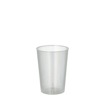 Drinkbekers, PP 0,1 l Ø 5,2 cm · 7,4 cm transparant onbreekbaar