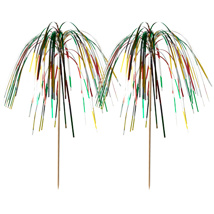 Decoprikkers 15,5 cm "Vuurwerk" multicolor