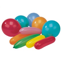 Ballonnen assorti kleuren "verschillende vormen"