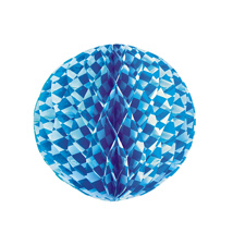 Decoratie bal Ø 30 cm "Beiers blauw" brandvertagend
