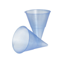 Puntbekers, PP 115 ml Ø 7,03 cm · 9,5 cm blauw Blue Cone