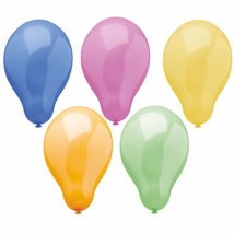 Ballonnen Ø 25 cm assorti kleuren "Trend"