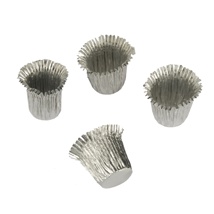 Aluminium pasvorm voor kaarsen Ø 1,9 cm · 2,7 cm zilver