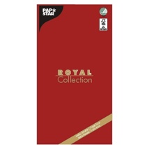 Tafelkleed, Tissue "ROYAL Collection" 120 cm x 180 cm rood