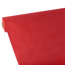 Tafelkleed, Vlies "soft selection" 25 m x 1,18 m rood
