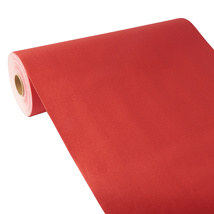 Tafellopers, stofkarakter, PV-Tissue Mix "ROYAL Collection" 24 m x 40 cm rood