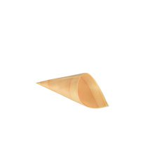 Fingerfood / amuse cone, hout "pure" Ø 4,5 cm · 8,5 cm