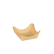 Fingerfood - Schalen, hout "pure" hoekig 1,5 cm x 4 cm x 4 cm