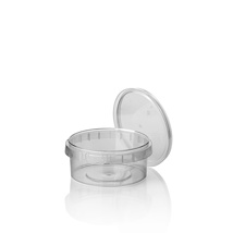 Delicatessen cup, PP 240 ml Ø 9,5 cm · 5,6 cm transparant met tamper-proof sluiting