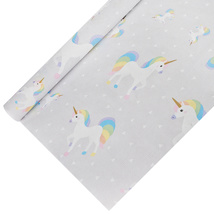 Tafelkleed, papier 5 m x 1,2 m "Unicorn" met beschermingslaag