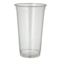 Drinkbekers voor koude dranken, PLA "pure" 0,5 l Ø 9,5 cm · 15,14 cm glashelder