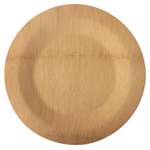 Borden, gemaakt van bamboe "pure" 1-vaks Ø 28 cm · 1,5 cm