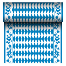Tafellopers, Airlaid 24 m x 40 cm "Beiers blauw"