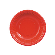 Borden, karton rond Ø 19 cm · 3 cm rood