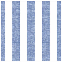 Servetten "ROYAL Collection" 1/4 vouw 40 cm x 40 cm blauw "Lines"