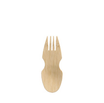 Fingerfood - Sporks, bamboe "pure" 8,5 cm
