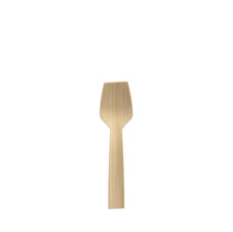 Ijslepels, bamboe "pure" 9,2 cm