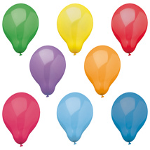 Ballonnen Ø 25 cm assorti kleuren