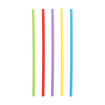 Drinkrietjes, papier Ø 6 mm · 20 cm assorti kleuren