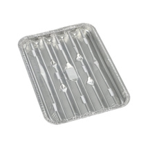 Grillschalen aluminium hoekig 1,4 cm x 16,3 cm x 22,7 cm