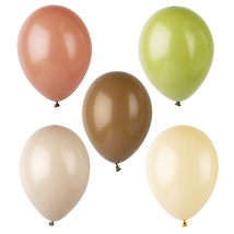 Ballonnen Ø 25 cm assorti kleuren Natural