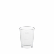 50 Borrelglazen, PS 4 cl Ø 4,2 cm · 5,2 cm glashelder