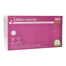 Handschoenen "Medi-Inn® PS" Latex poedervrij "Comfort" wit/natuur Maat XL
