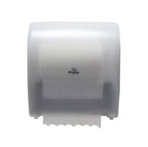 Dispenser voor handdoekrollen 33,5 cm x 22 cm x 32 cm wit semi-automatisch, scheurstop na ca. 24cm