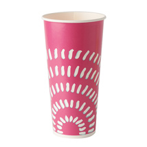 Drinkbekers, Karton 0,5 l Ø 8,9 cm · 16,8 cm roze "Sunrise"