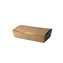 Kartonnen lunchboxen 5 cm x 20 cm x 10 cm bruin