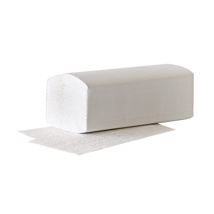 Blad Handdoekjes V-vouw 25 cm x 23 cm wit "Eco" 2-laags (20x160)