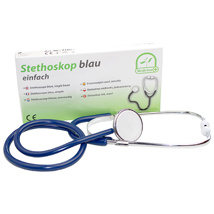 Stethoskop "Medi-Inn®" 2,5 cm x 10 cm x 19,5 cm blauw eenvoudig