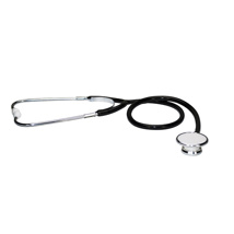 Doppelkopf-Stethoskop "Medi-Inn®" 2,5 cm x 10 cm x 19,5 cm zwart