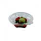 Saladebakken rond 375 ml, rPET Ø 15,2 x 7 cm transparant