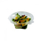 Saladebakken rond 500 ml, rPET Ø 15,2 x 7,5 cm transparant