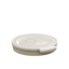 Deksels voor herbruikbare bekers Circulcup plat met ring, PP Ø 8 cm beige graphite "Circulware"