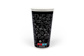 Milkshakebekers 500 ml (20 oz), karton Ø 9,2 x 15,5 cm wit/zwart "Sealy"