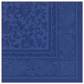 Servetten "ROYAL Collection" 1/4 vouw 40 cm x 40 cm donkerblauw "Ornaments"