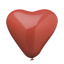 Ballonnen Ø 26 cm rood "Heart" large
