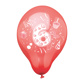 Ballonnen cijfers Ø 25 cm assorti kleuren "6"