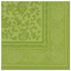 Servetten "ROYAL Collection" 1/4 vouw 40 cm x 40 cm olijfgroen "Ornaments"